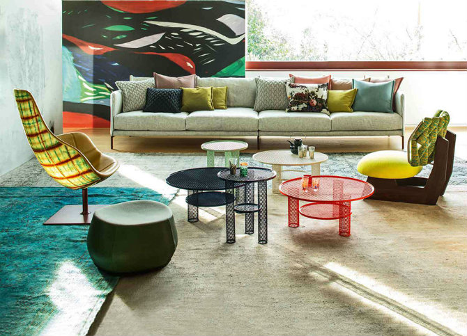 Living Room Ideas from iSaloni 2016 Moroso Furniture Shot Inside Patrizia Moroso's House 2