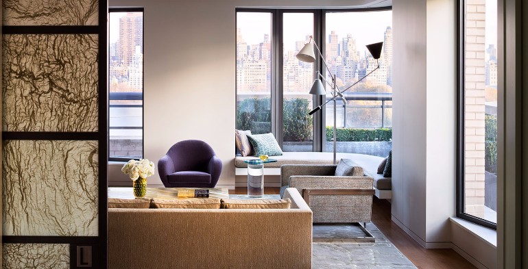 Discover Steven Harris' Modern Living Room in Central Park West