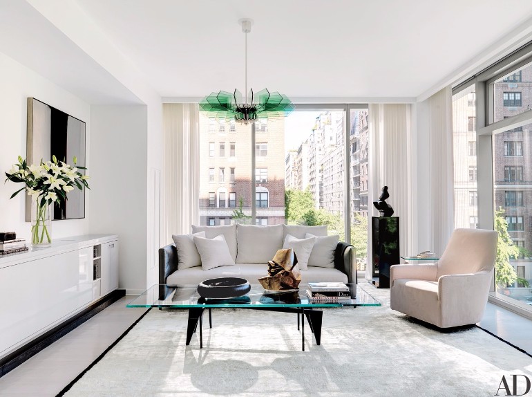 Fall in Love with These Luxury White Living Rooms