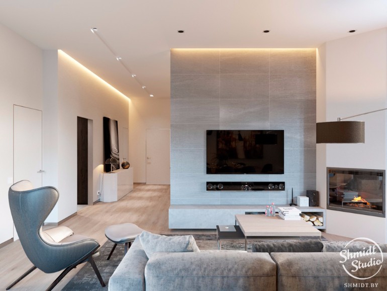 Stunning Open Plan Living Room with DelightFULL Lighting Design (4)