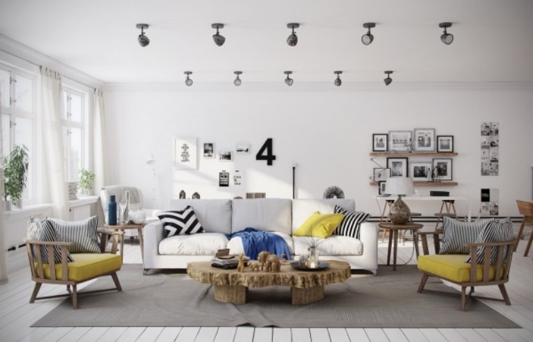 Living Rooms With Scandinavian Design Trends