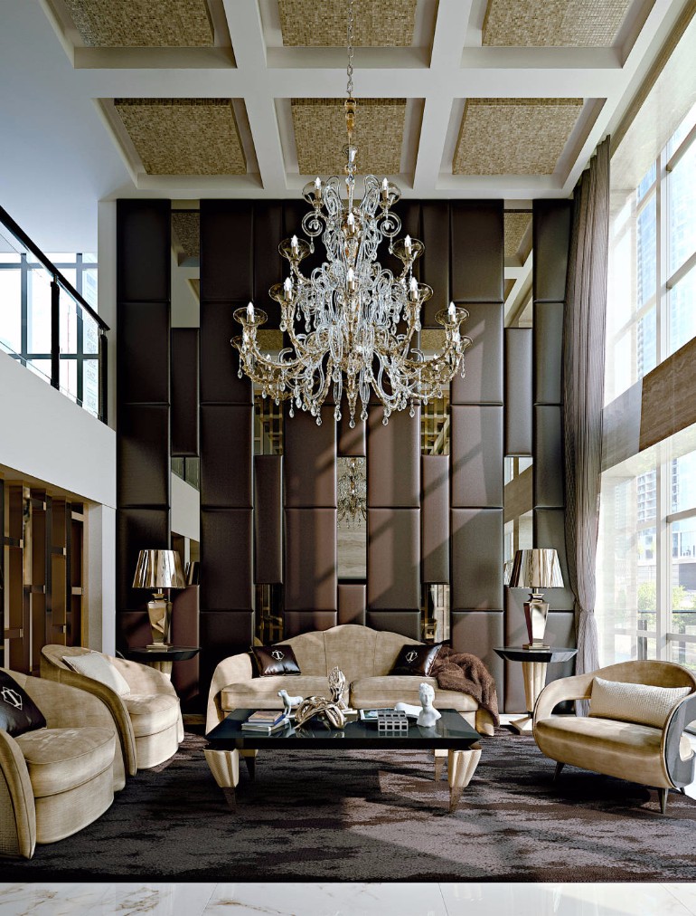 10 Interior Design Ideas of Luxury Living Rooms