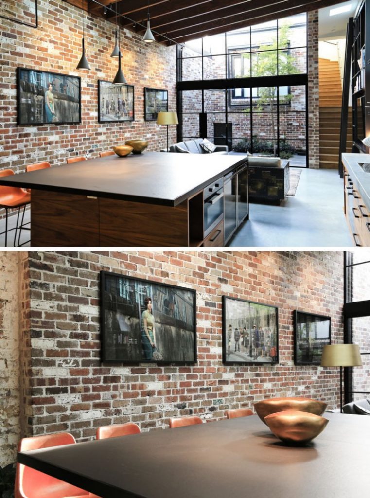 A Garage Was Converted Into This Industrial Living Room