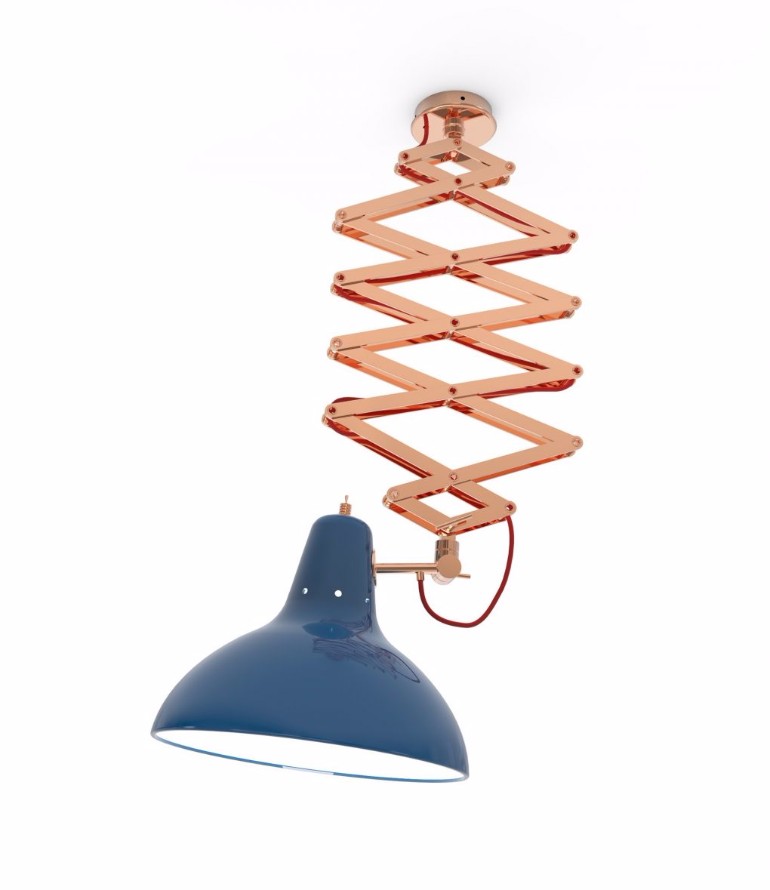 Copper Mid-Century Lamps to Your Living Room Decor 2