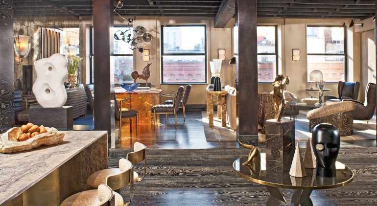 Kelly Wearstler Tribeca House is THE living room decor crush