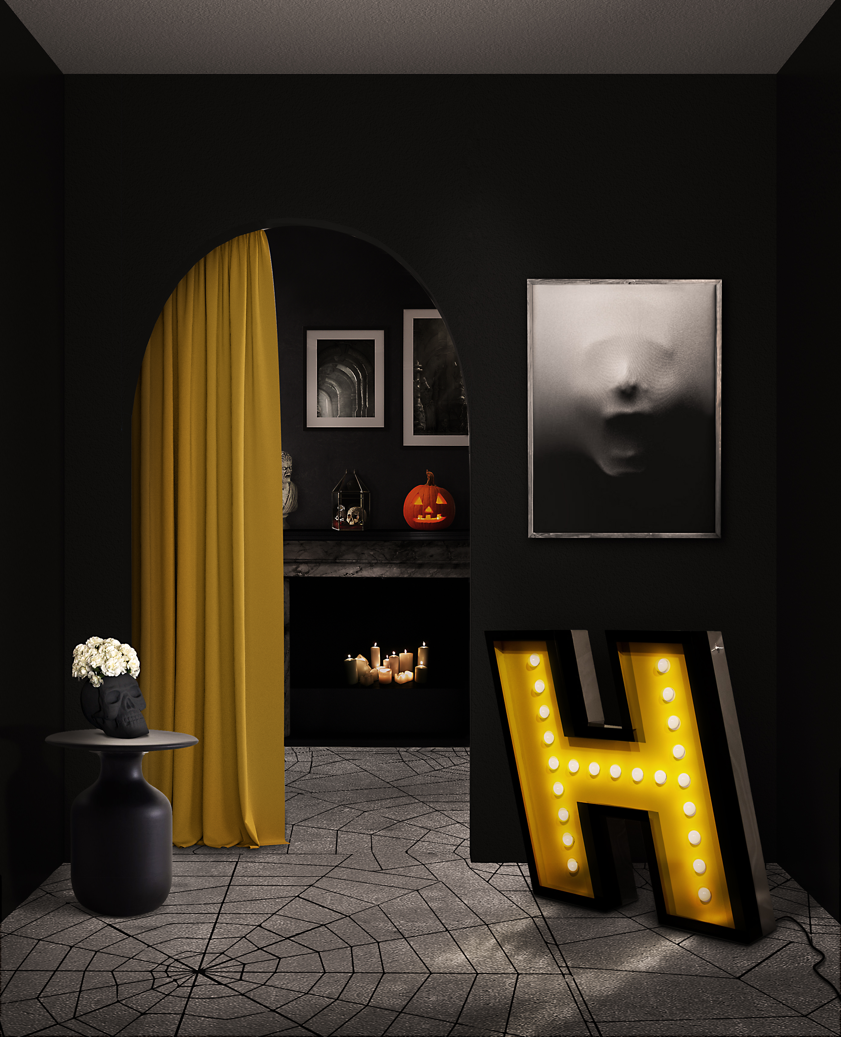 The Halloween Decor Tips Your Living Room Was Waiting For