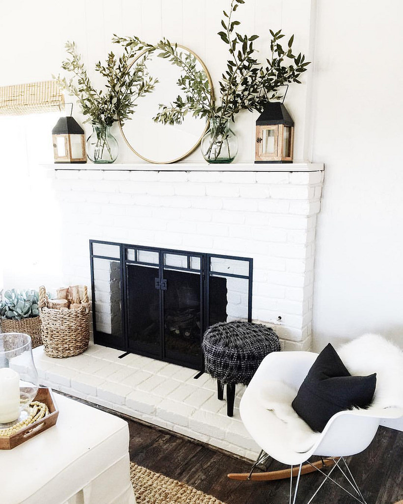 A Living Room with Fireplace? Why Not 7?