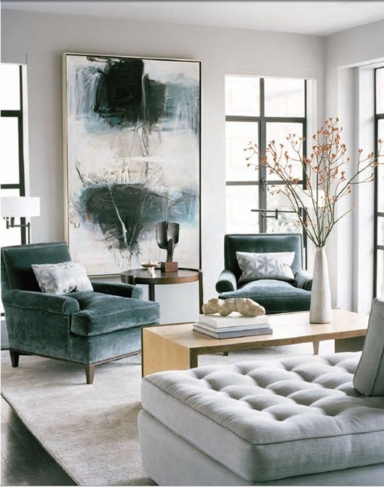 With August warming our soul, let these turquoise living room inspiration refresh your inner interior designer and add a little enthusiasm to your living room.