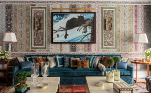 A Maximalist Living Room With All The Right Trends