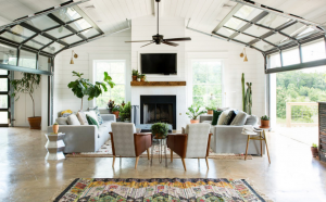 A Vintage Eclectic Living Room In Louisiana