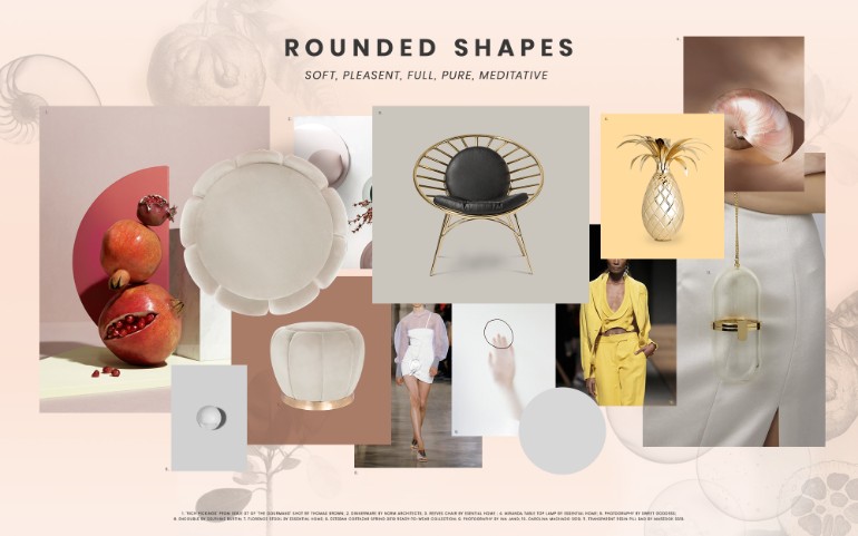 Moodboards Trends: Rounded Shapes In Design